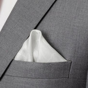Black Floral Tie and Pocket Square Gift Set