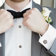 Mosaic Smoke Mother of Pearl 5-Stud Set