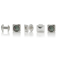 Mosaic Smoke Mother of Pearl 5-Stud Set