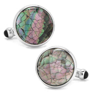 Mosaic Smoke Mother of Pearl 5-Stud Set