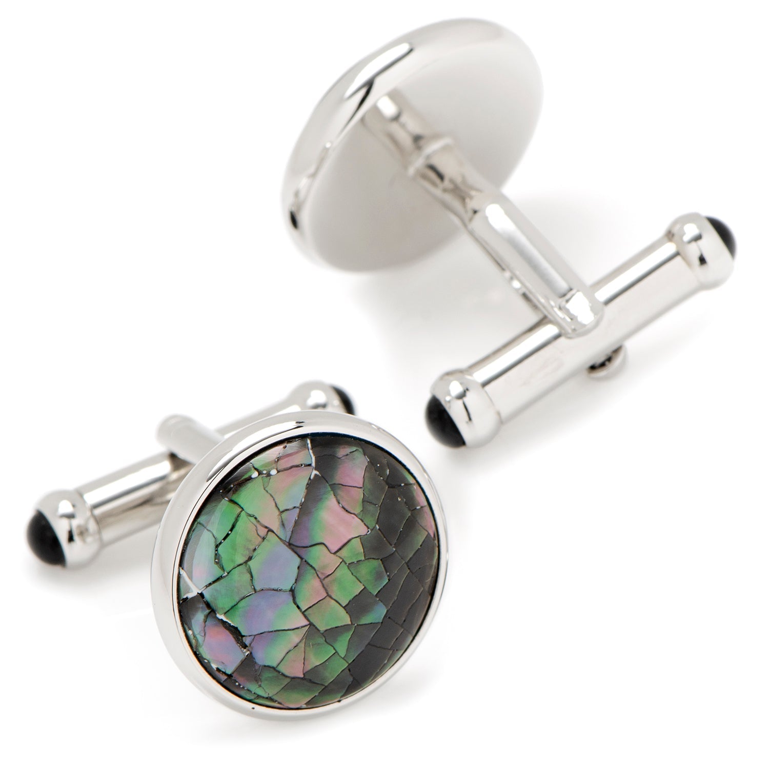 Mosaic Smoke Mother of Pearl 5-Stud Set