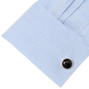 Gold and Onyx 5-Stud Set