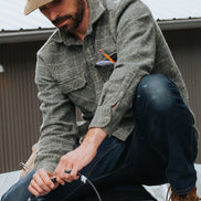 Grand Flannel, Moss Green