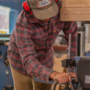 Grand Flannel, Burgundy