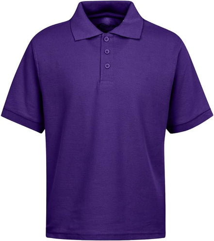 Boy's Short Sleeve Pique Polo Shirt