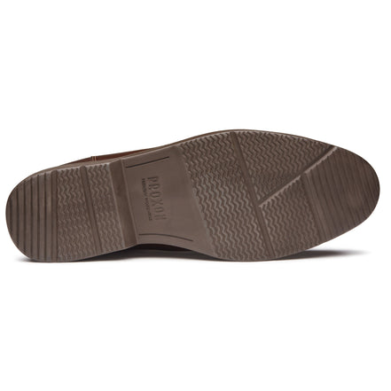 STEEL TOE OXFORD SHOE CAPTAIN MOKA