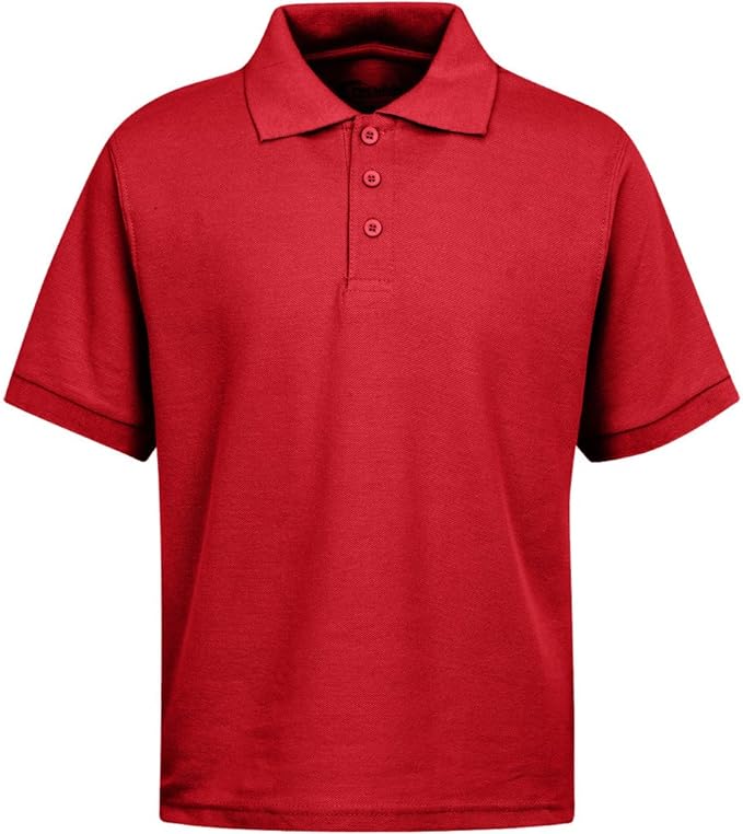 Boy's Short Sleeve Pique Polo Shirt