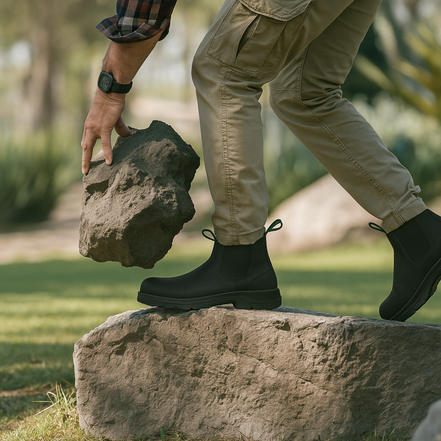 COMPOSITE TOE RAINIER BLACK BOOT