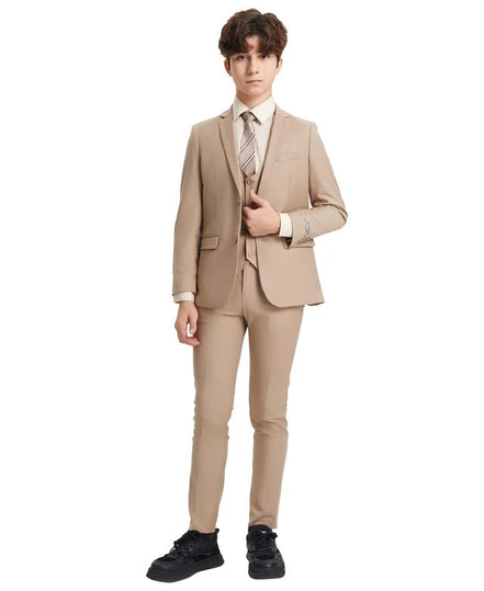 Stacy Adams Boys 5-Piece Solid Suit