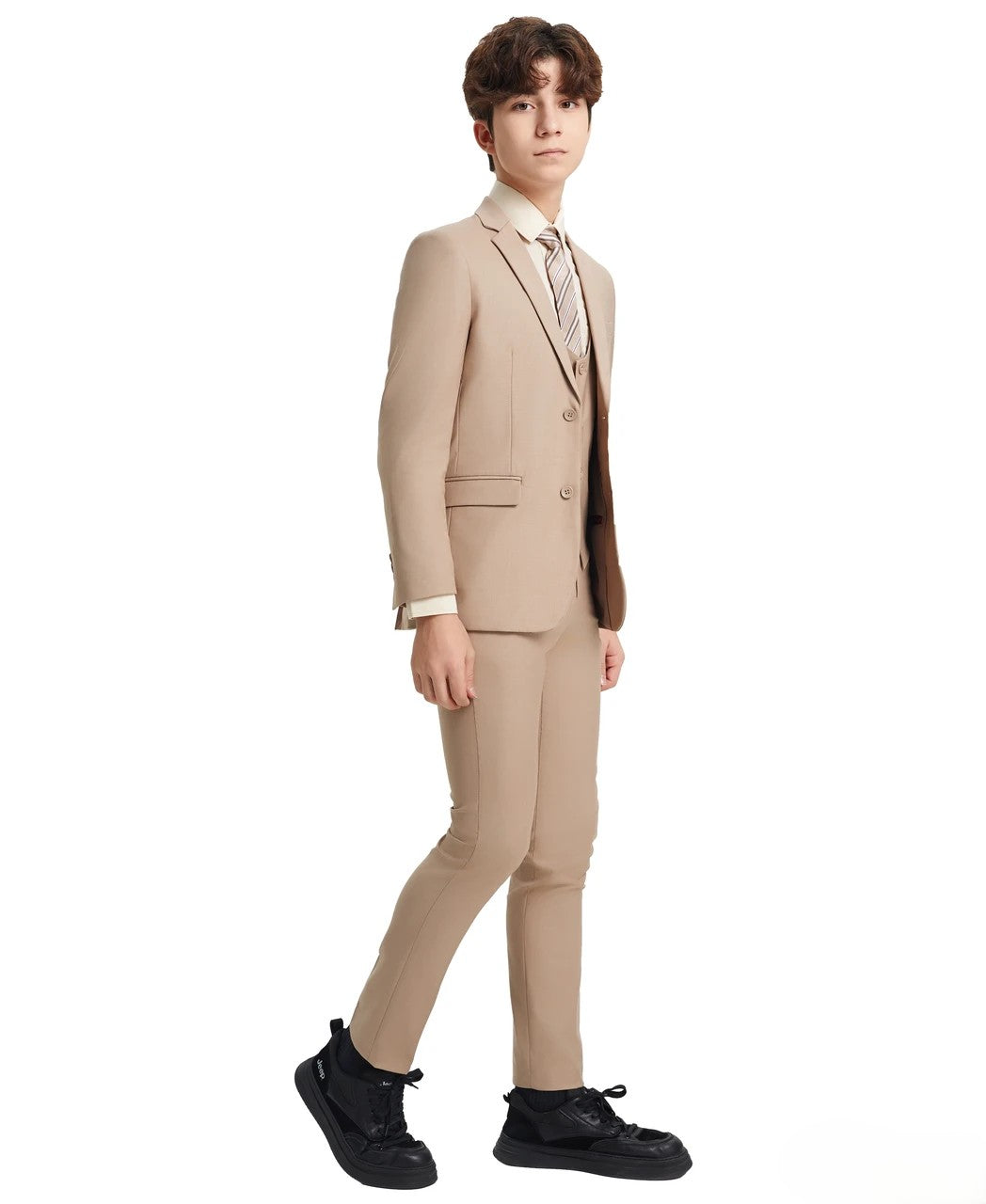 Stacy Adams Boys 5-Piece Solid Suit