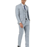 Stacy Adams 3-Piece Crosshatch - Hybrid Fit