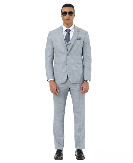 Stacy Adams 3-Piece Crosshatch - Hybrid Fit