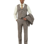 Stacy Adams 3-Piece Crosshatch - Hybrid Fit