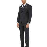 Stacy Adams 3-Piece Crosshatch - Hybrid Fit