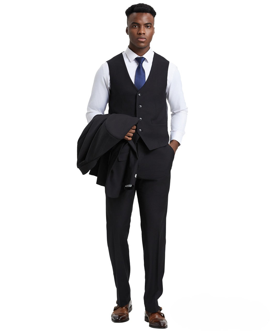 Stacy Adams 3-Piece Solid - Hybrid Fit