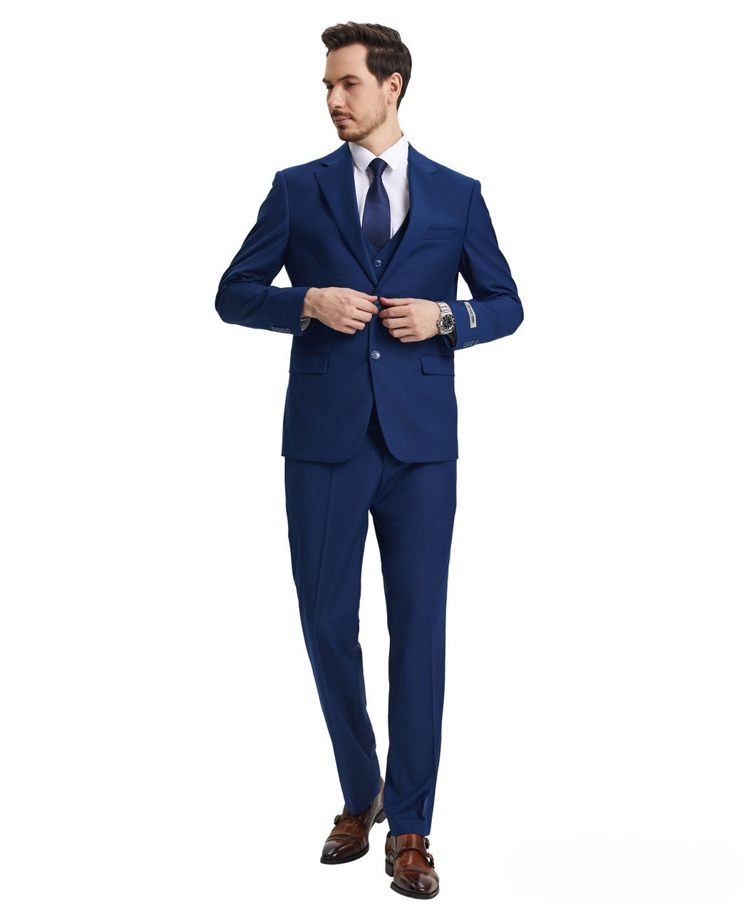Stacy Adams 3-Piece Solid - Hybrid Fit