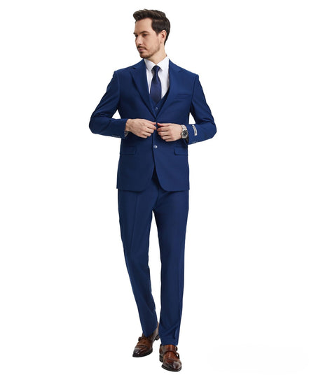 Stacy Adams 3-Piece Solid - Hybrid Fit