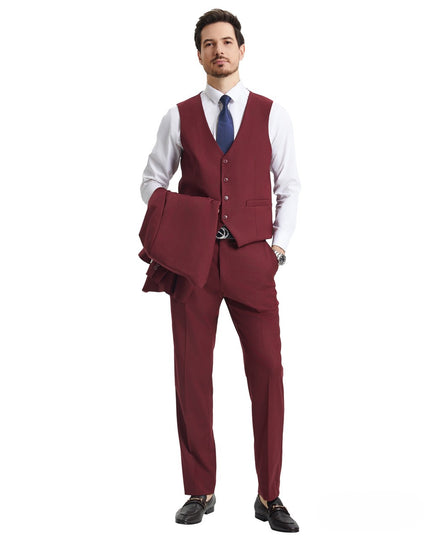 Stacy Adams 3-Piece Solid - Hybrid Fit