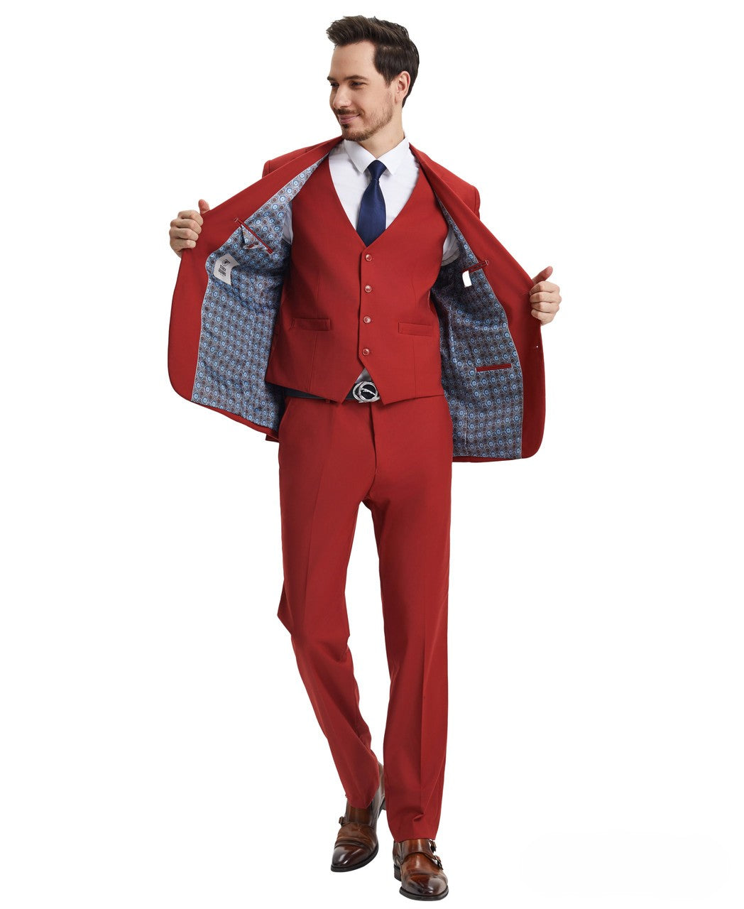 Stacy Adams 3-Piece Solid - Hybrid Fit