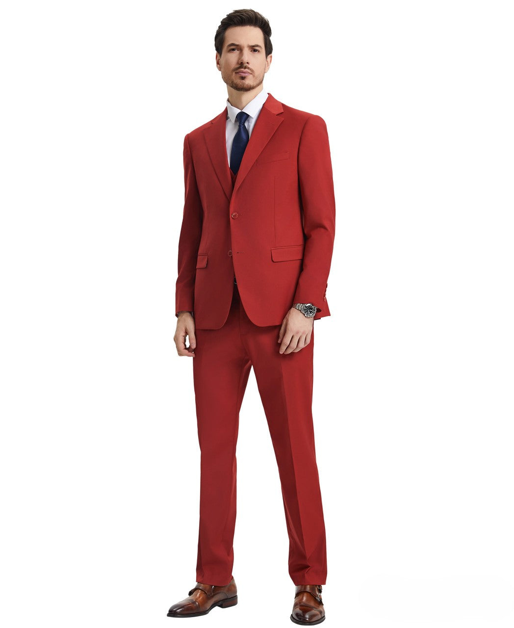 Stacy Adams 3-Piece Solid - Hybrid Fit