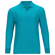 Boy's Long Sleeve Pique Polo Shirt
