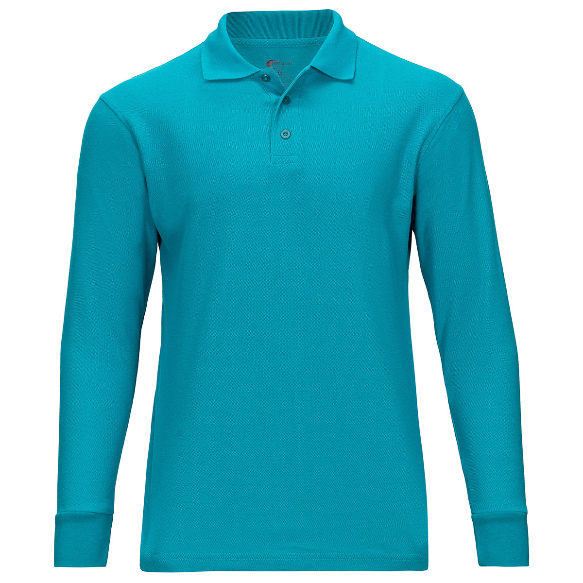 Boy's Long Sleeve Pique Polo Shirt