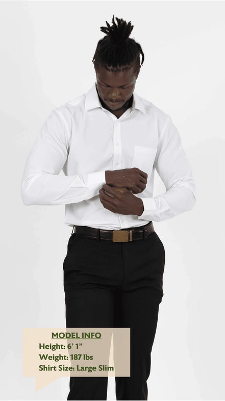Tough Apparel Dress Shirt - White