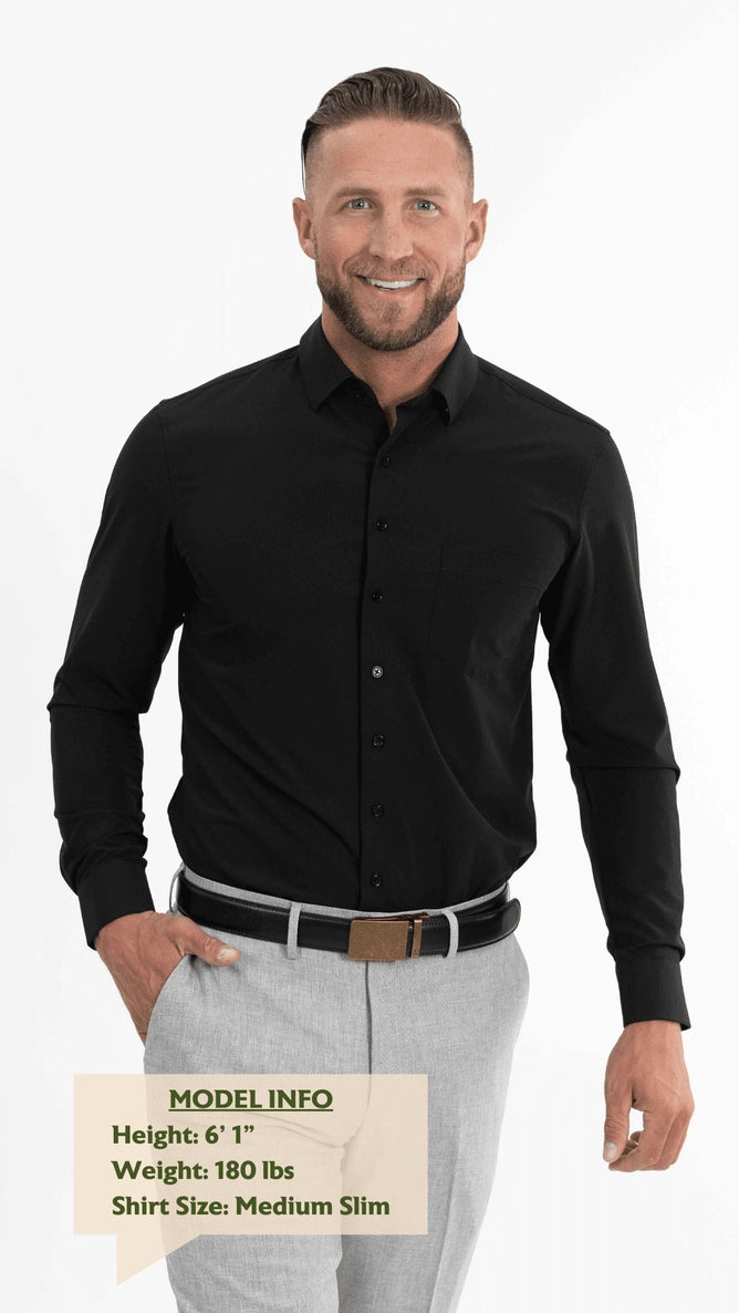 Tough Apparel Dress Shirt - Black