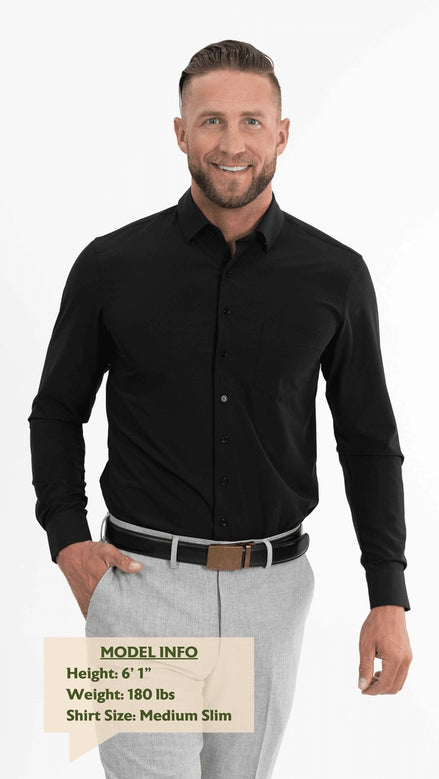 Tough Apparel Dress Shirt - Black