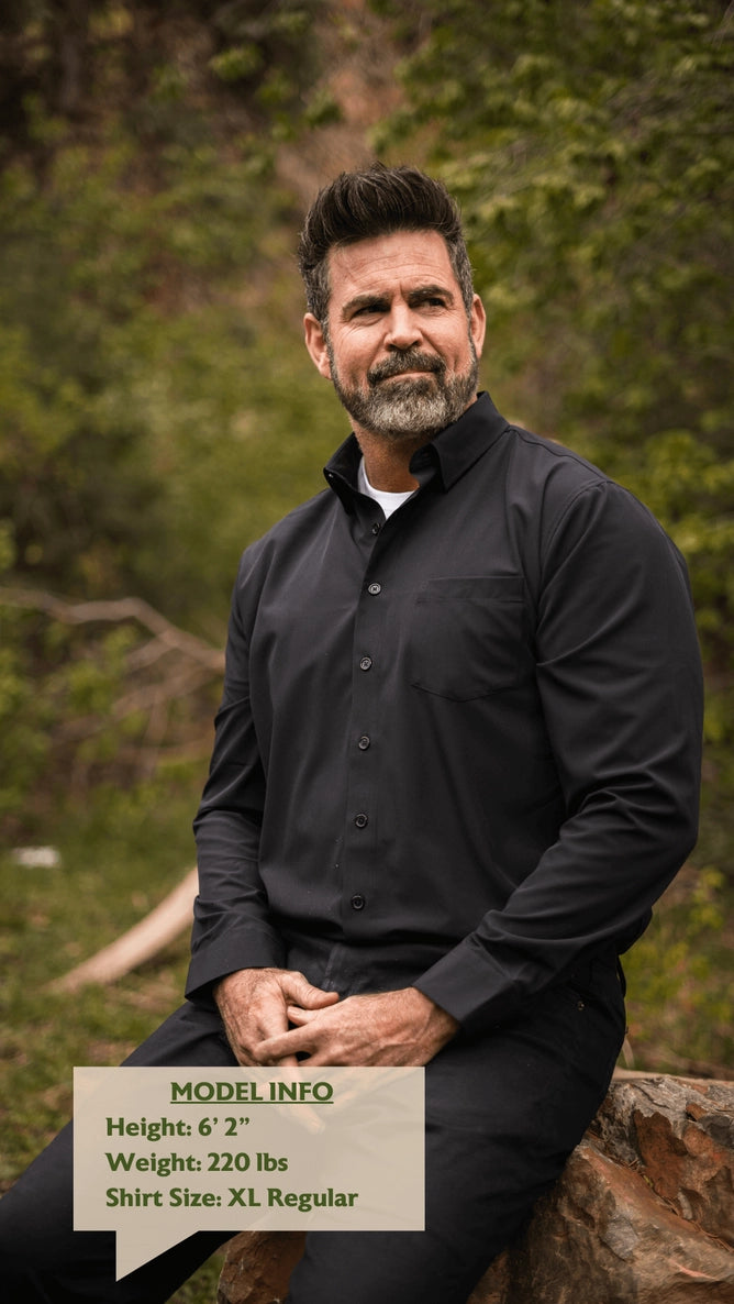 Tough Apparel Dress Shirt - Black