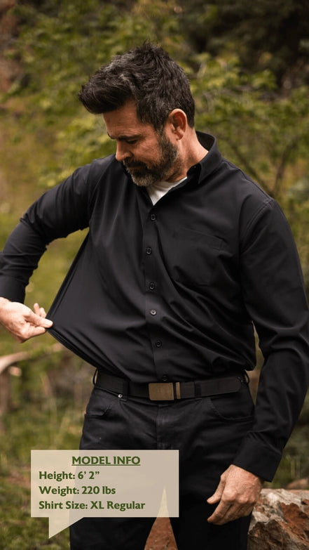 Tough Apparel Dress Shirt - Black