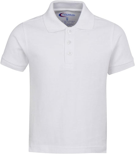 Boy's Short Sleeve Pique Polo Shirt
