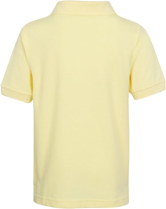 Boy's Short Sleeve Pique Polo Shirt