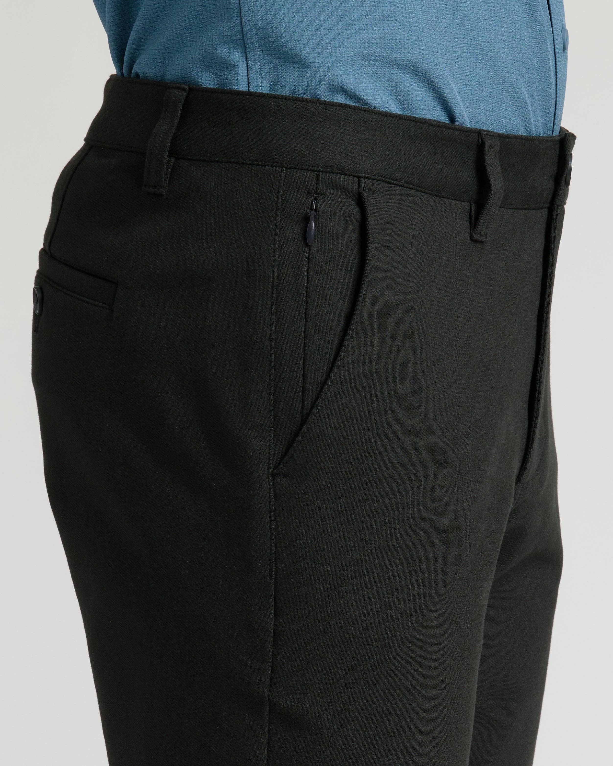 Black Straight Chino Pants 2.0