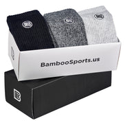Premium Bamboo Rayon Crew Socks