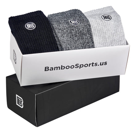 Premium Bamboo Rayon Crew Socks