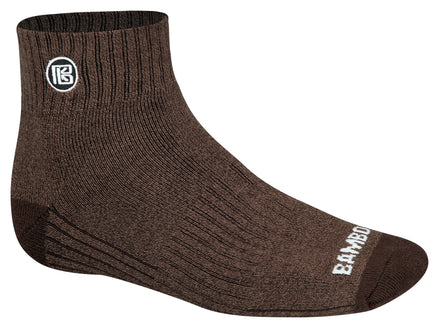 Premium Bamboo Rayon Quarter High Crew Socks