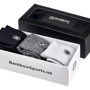 Premium Bamboo Rayon Crew Socks