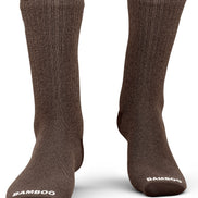 Premium Bamboo Rayon Crew Socks