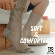 Premium Bamboo Rayon Crew Socks