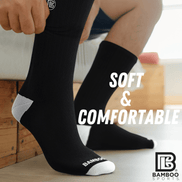 Premium Bamboo Rayon Crew Socks