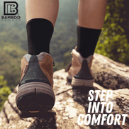 Premium Bamboo Rayon Crew Socks
