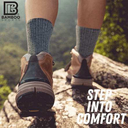 Premium Bamboo Rayon Crew Socks