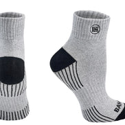 Premium Bamboo Rayon Quarter High Crew Socks