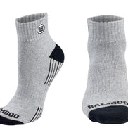Premium Bamboo Rayon Quarter High Crew Socks