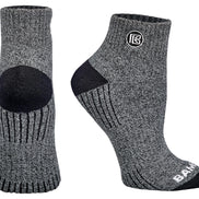 Premium Bamboo Rayon Quarter High Crew Socks