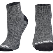 Premium Bamboo Rayon Quarter High Crew Socks