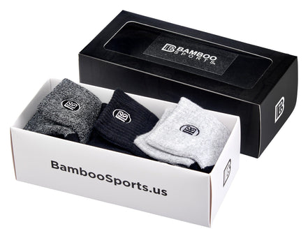 Premium Bamboo Rayon Quarter High Crew Socks