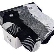 Premium Bamboo Rayon Quarter High Crew Socks