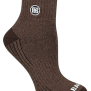 Premium Bamboo Rayon Quarter High Crew Socks